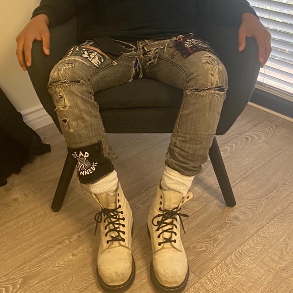 NORTH EAST LA BEDLAM CUT N SEW DISTRESSED PUNK